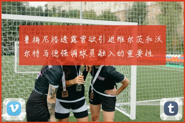 鲁梅尼格透露曾欲引进维尔茨和沃尔特马德强调球员融入的重要性